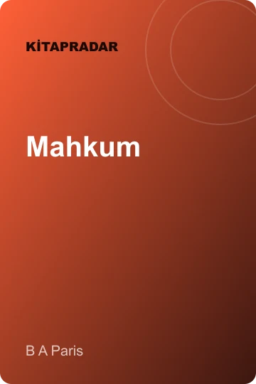 Mahkum kitap kapağı