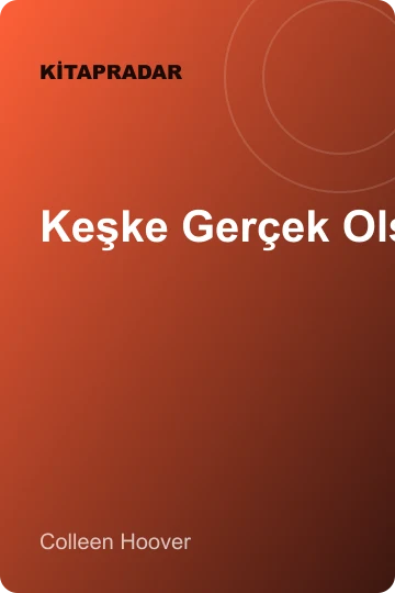 Keşke Gerçek Olsa kitap kapağı