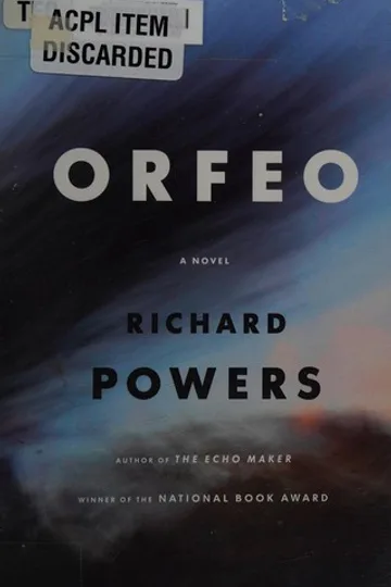 Orfeo kitap kapağı