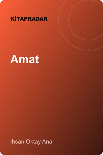 Amat kitap kapağı