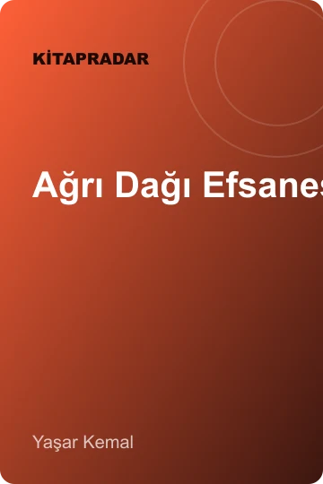 Ağrı Dağı Efsanesi kitap kapağı